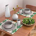 Green Flowers Placemat Gallery Image 2
