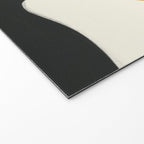 Neutral black orange curves Welcome Mat Gallery Image 2