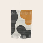 Neutral black orange curves Wall Hanging Gallery Image 1