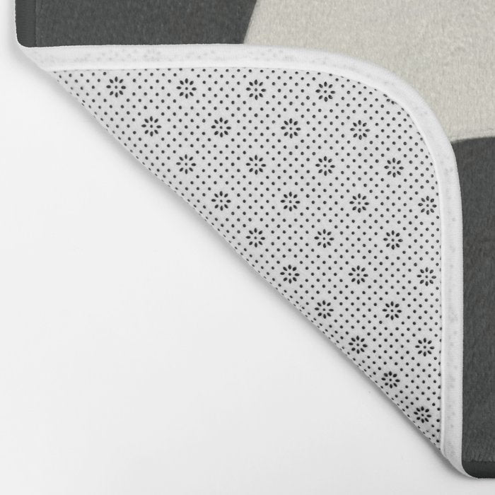 Neutral black orange curves Bath Mat Gallery Image 2
