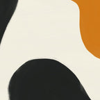 Neutral black orange curves Coffee Mug Gallery Image 2