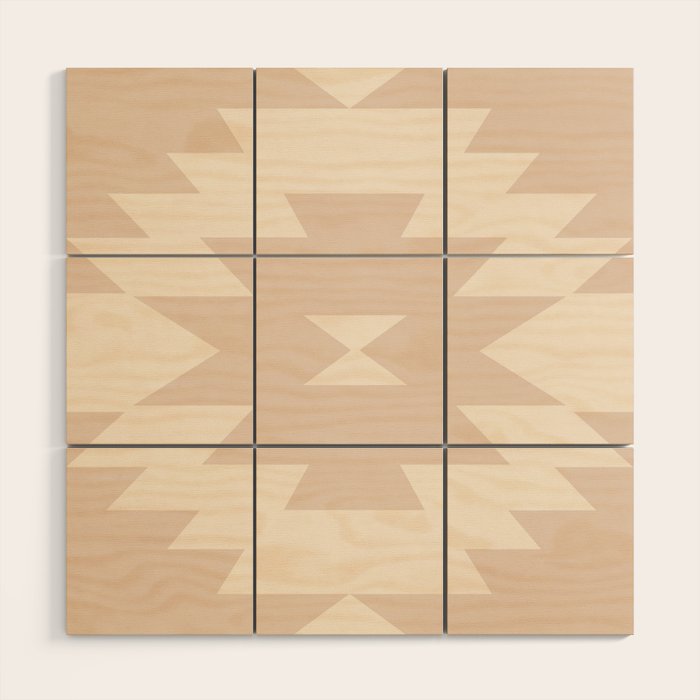 Southwestern Minimalism - Neutral Pink Wood Wall Art Gallery Image 1