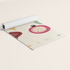 Retro Christmas Baubles Yoga Mat Gallery Image 2