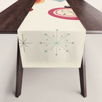 Retro Christmas Baubles Table Runner Gallery Image 1
