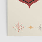 Retro Christmas Baubles Poster Gallery Image 3