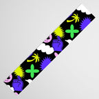 Trendy y2k sticker art pattern Table Runner Gallery Image 3
