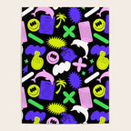 Trendy y2k sticker art pattern Poster Gallery Image 4