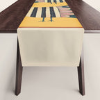 Striped Bird Pair II Table Runner Gallery Image 1