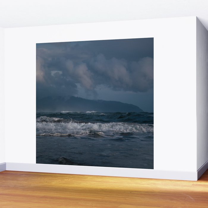 Dark Ocean Blues Wall Mural Gallery Image 2
