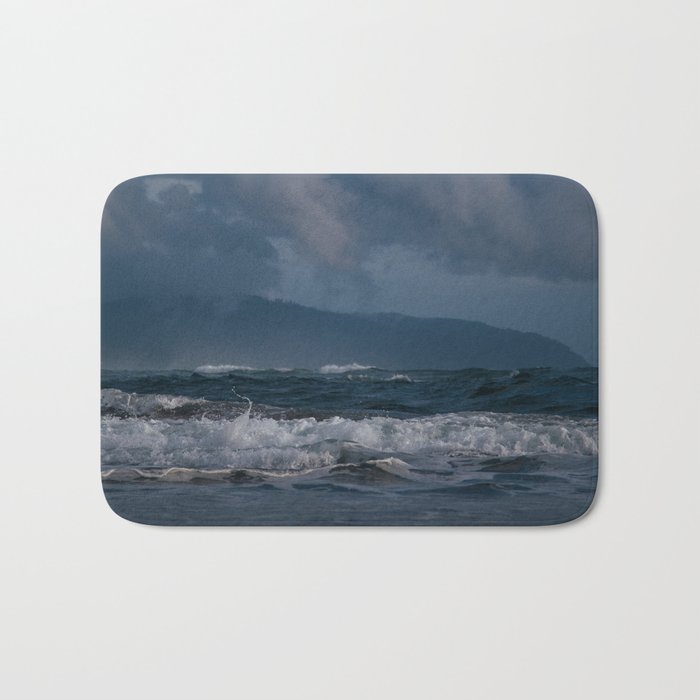 Dark Ocean Blues Bath Mat Gallery Image 1