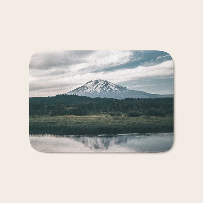 Mount Adams Reflections Bath Mat Gallery Image 1