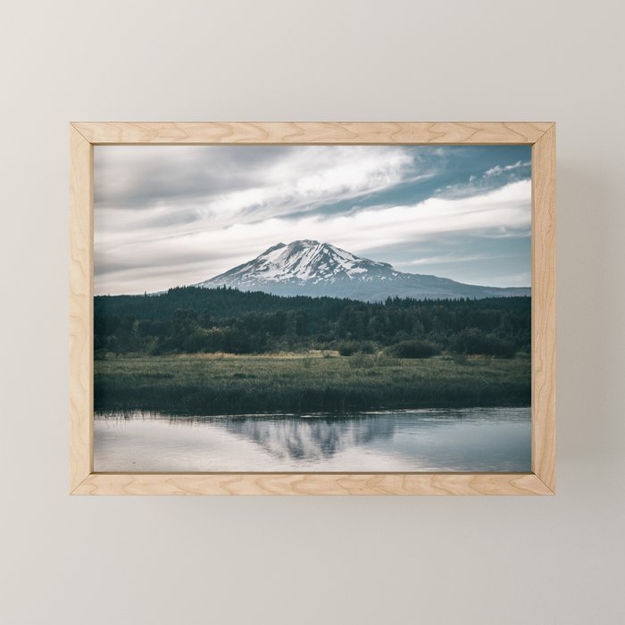 Mount Adams Reflections Mini Art Print Gallery Image 1