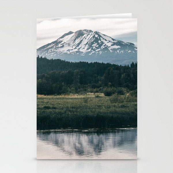 Mount Adams Reflections Stationery Card Gallery Image 2