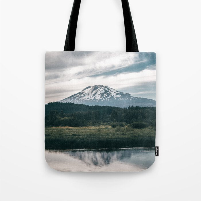 Mount Adams Reflections Tote Bag Gallery Image 1