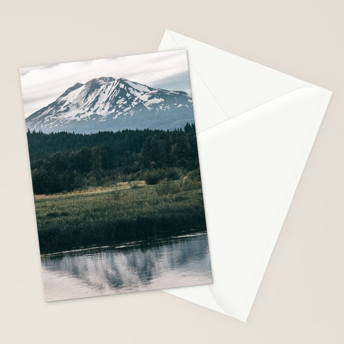 Mount Adams Reflections Stationery Card Gallery Image 2