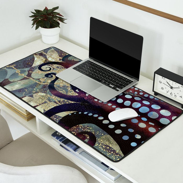 Metallic Ocean II Desk Mat Gallery Image 2