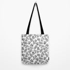 Sneakers // Black & White Tote Bag Gallery Image 2