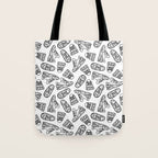Sneakers // Black & White Tote Bag Gallery Image 1