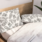 Sneakers // Black & White Pillow Sham Gallery Image 2