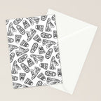 Sneakers // Black & White Stationery Card Gallery Image 2