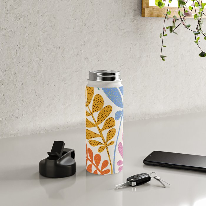 Everywhere All The Time / Whimsical Botanical Series Water Bottle Gallery Image 4