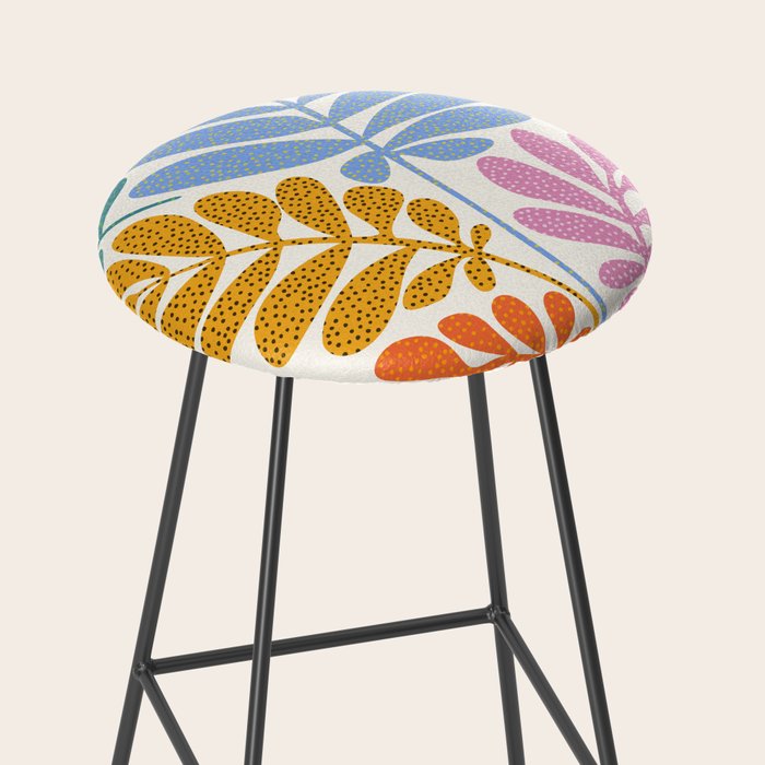 Everywhere All The Time / Whimsical Botanical Series Stool Gallery Image 2