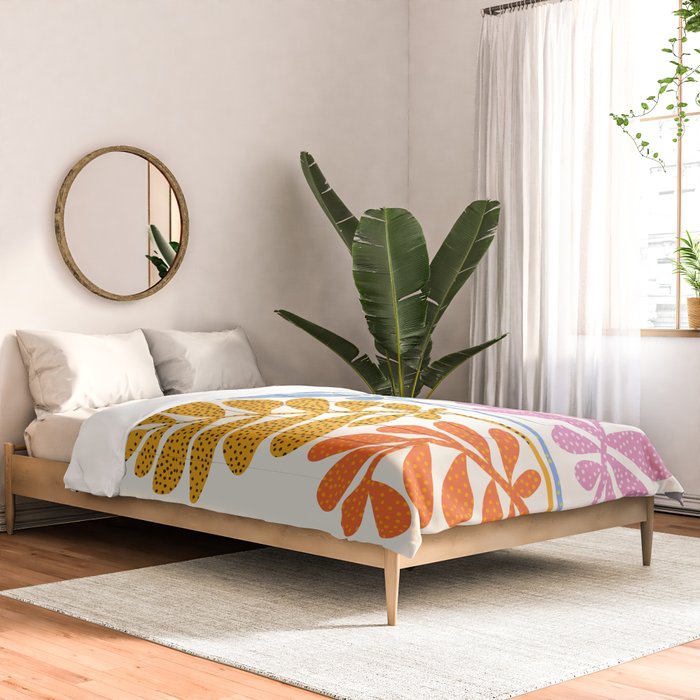 Everywhere All The Time / Whimsical Botanical Series Comforter Gallery Image 2