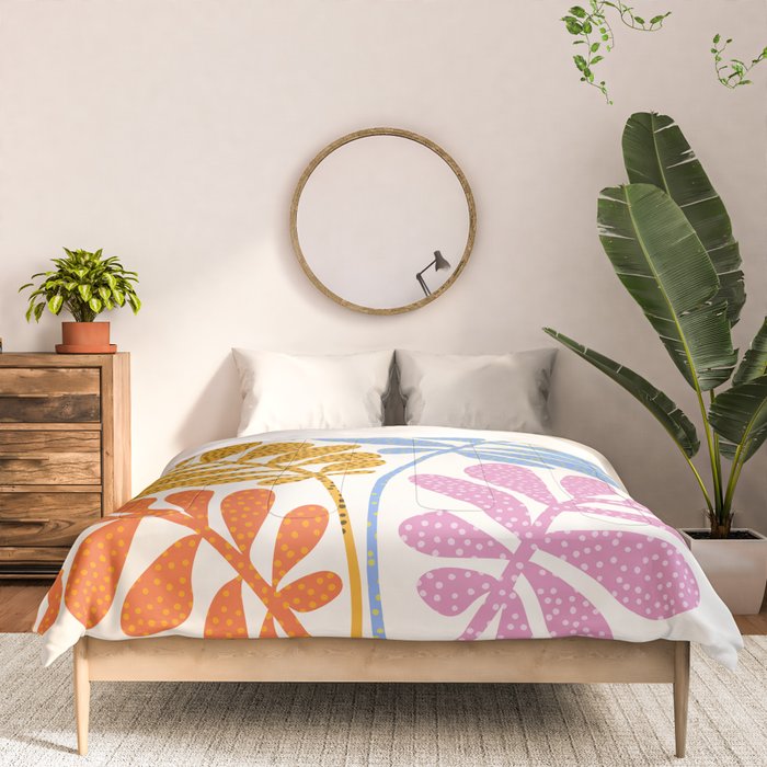 Everywhere All The Time / Whimsical Botanical Series Comforter Gallery Image 3