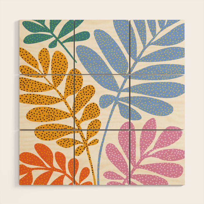 Everywhere All The Time / Whimsical Botanical Series Wood Wall Art Gallery Image 1