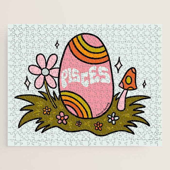 Pisces Easter Egg Jigsaw Puzzle Gallery Image 1