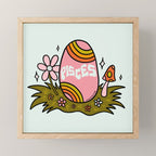 Pisces Easter Egg Mini Art Print Gallery Image 1