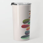 Bird nesting on top of pebbles hill Travel Mug Gallery Image 3