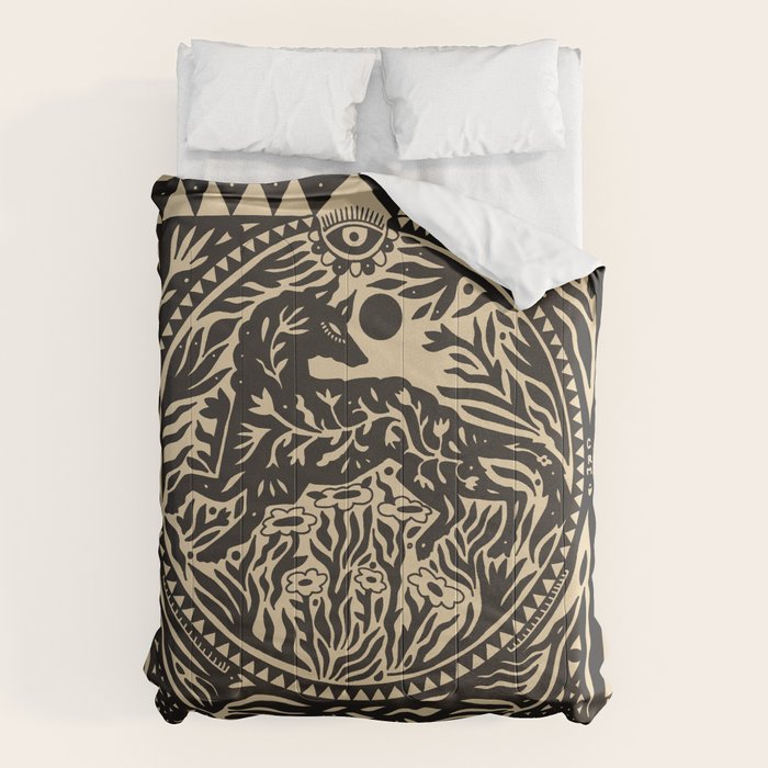 Botanical Wolf Comforter Gallery Image 1