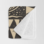 Botanical Wolf Throw Blanket Gallery Image 3