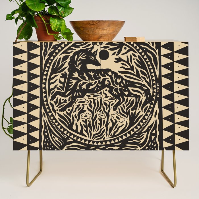 Botanical Wolf Credenza Gallery Image 1