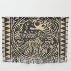 Botanical Wolf Wall Hanging Gallery Image 1