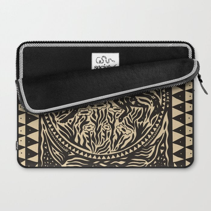 Botanical Wolf Laptop Sleeve Gallery Image 2