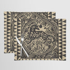 Botanical Wolf Placemat Gallery Image 1