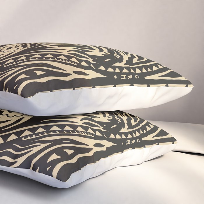 Botanical Wolf Pillow Sham Gallery Image 3