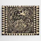 Botanical Wolf Jigsaw Puzzle Gallery Image 1