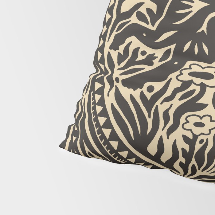 Botanical Wolf Pillow Sham Gallery Image 4