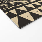 Botanical Wolf Welcome Mat Gallery Image 2