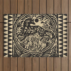Botanical Wolf Outdoor Rug Gallery Image 1