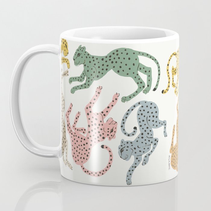 Rainbow Cheetah Coffee Mug Gallery Image 3