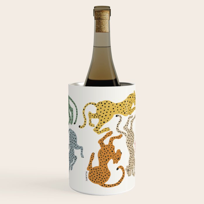 Rainbow Cheetah Wine Chiller Gallery Image 1
