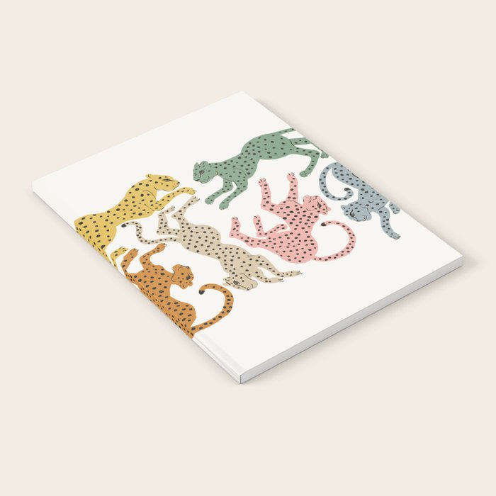 Rainbow Cheetah Notebook Gallery Image 2