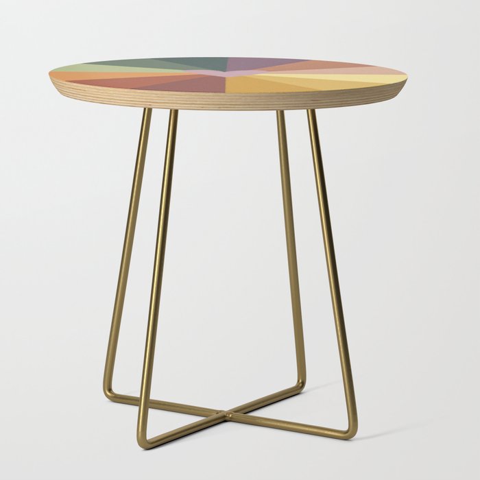 Earthy rainbow Side Table Gallery Image 1
