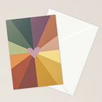 Earthy rainbow Stationery Card Gallery Image 2