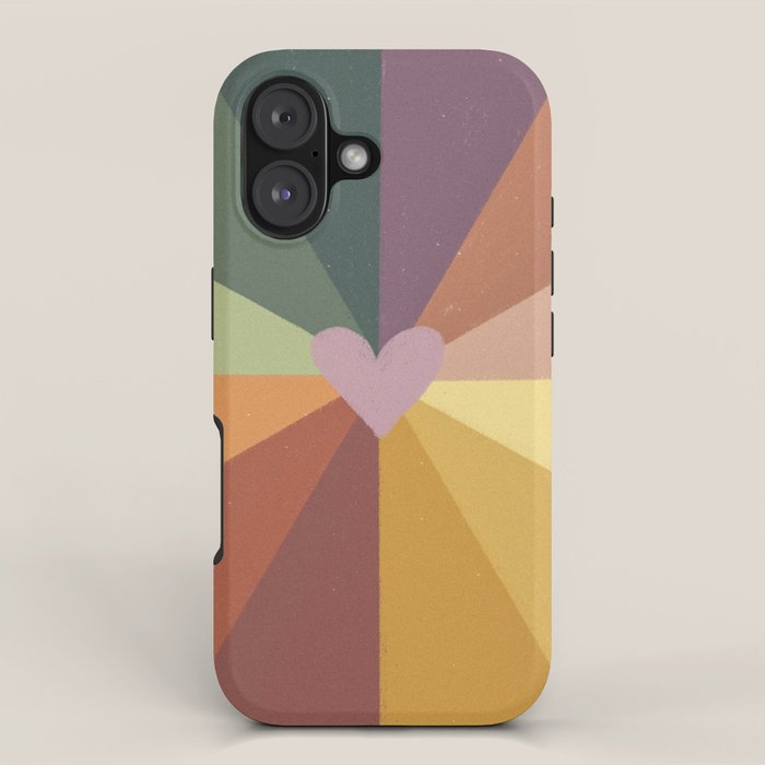 Earthy rainbow iPhone Case Gallery Image 1
