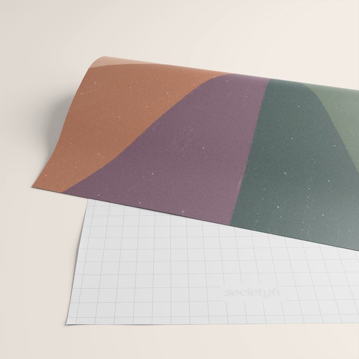 Earthy rainbow Wrapping Paper Gallery Image 2